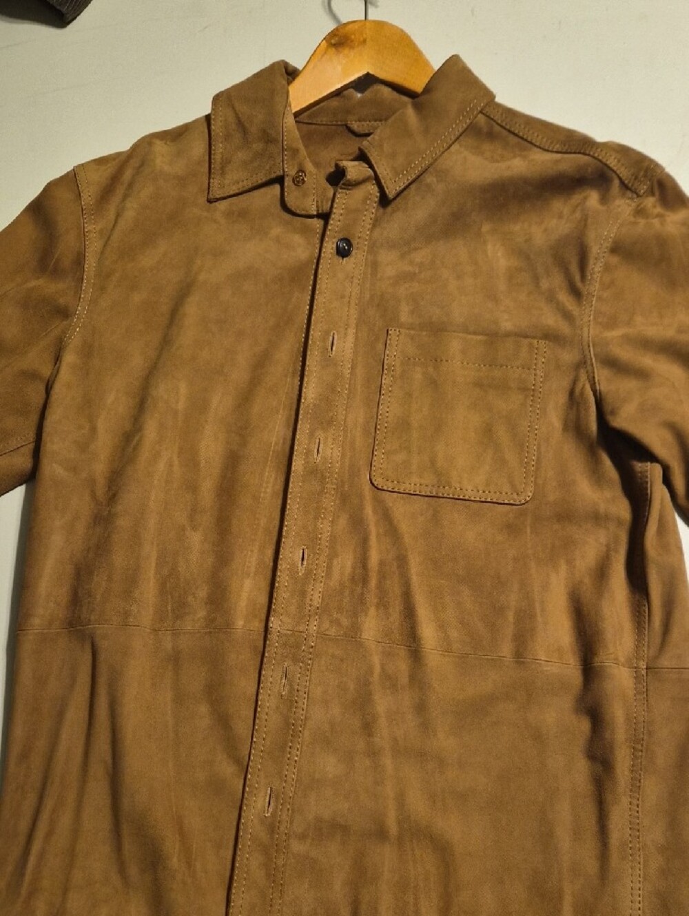 Orvis Brown Suede Shirt Jacket